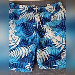 Chaps blue swim trunks size medium